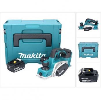 Rabot Makita sans fil 18V DKP 180 avec batterie et Makpac