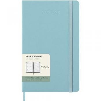 Moleskine Wochenkalender 25/26 – 18 Monate, HC, blau, 13×21 cm