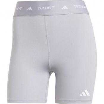 Leggings cortos Adidas Techfit 4´´ gris mujer