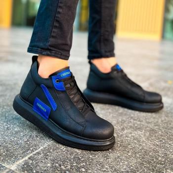 Original Chekich Merken Stiefels: Zwart en Blauw, Luxe Mannelijk Design – GRT