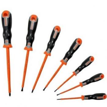 Bahco 202030 Tekno Plus VDE Screwdriver Set (7 Pieces)