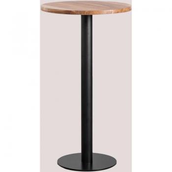 Table de Bar Acacia Macchiato Ø60 cm