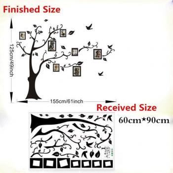 Birds in Flight Family Photo Wall Stickers