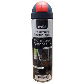Peinture traçage aérosol 500ml rouge fluo