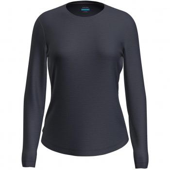 Camisa Manga Larga Icebreaker Merino 125 Cool‑Lite Sphere III Midnight Navy Heather XS