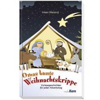 Omas bunte Weihnachtskrippe
