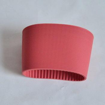 Vertical Ribbed Silicone Cup Sleeves