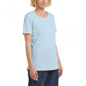 T‑shirt Jack Wolfskin Tech manica corta azzurro pastello donna L