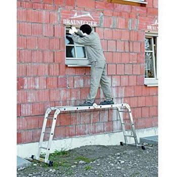 Zarges Versatile Folding Ladder with Adjustable Rungs, Product Code ZAR42382
