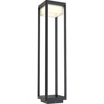 Lampada Da Terra Moderna Da Esterno Alluminio Nero Luce 10W Ip65