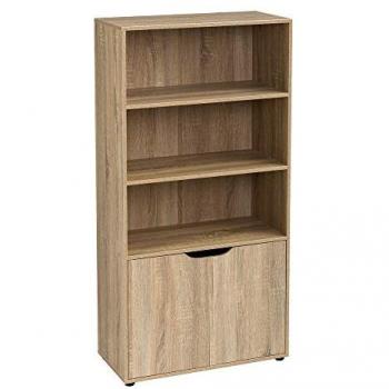Estantería de Puerta de Madera marrón nórdica LOLAHOME 119x29x59 cm