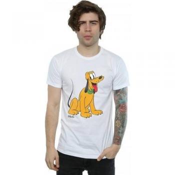 Disney Männer-Classic Pluto T-Shirt 2XL Weiß