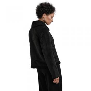 Street One Damen Teddyfelljacke kurz schwarz Größe 38