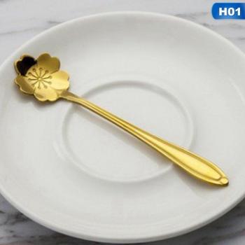 Cuchara de Helado Acero Inoxidable Chapado Oro
