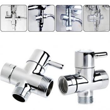 División T Válvula de 3 Carriles para Cabeza de Ducha Bidet J6PD