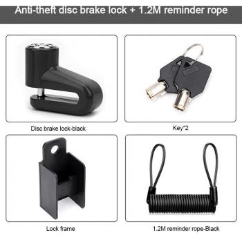 Système antivol roues trottinette électrique Xiaomi