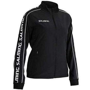 Salming Damen-Trainingsjacke Delta Jacket in Schwarz, Größe M