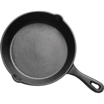 Comal 14 cm de Hierro Fundido, Ideal para Huevos y Panqueques