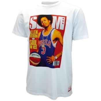 T-shirt Mitchell And Ness Allen Iverson Blanc
