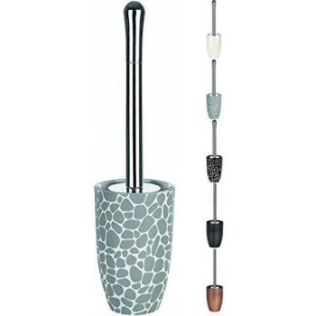 Porte-Balais WC Pebble 40×10,5×10,5 cm (Gris et Blanc)