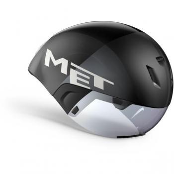 Casque MET Codatronca Blanc Argent, dimension 52-56 cm (Taille S)