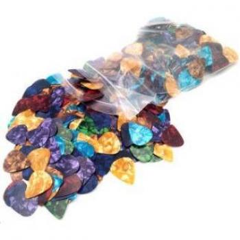 1000pcs Celluloid Plectrums for Electric Guitar 0.46mm 0.71mm 0.96mm
