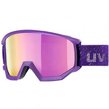 UVEX Athletische Unisex FM Ski-Brille Deep Violet Matt – Passform EU