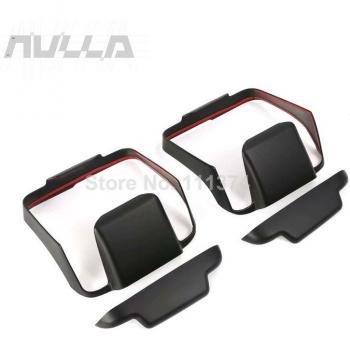 Cadre décoratif de phare arrière en fibre de carbone pour Jeep Wrangler JL