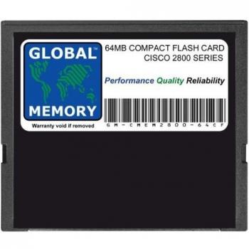 Compact Flash Card 64MB for Cisco 2800 Series Routers
