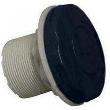 Prise balai pour piscine béton gris anthracite