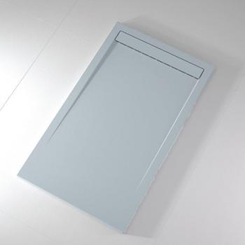 Receveur de douche moderne 80x120 cm extra plat gris cendre