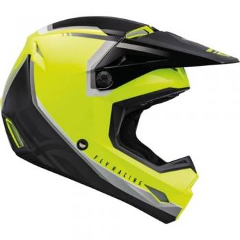Casco FLY Racing Kinetic Vision Negro Amarillo (M)
