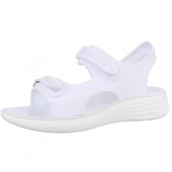 Ital-Design Keilsandale mit Riemchen für Frauen – Modell 86527286, weiß