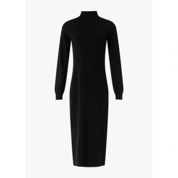 COMMA Antalliertes Kleid mit Seitenschlitzen, Größe 46