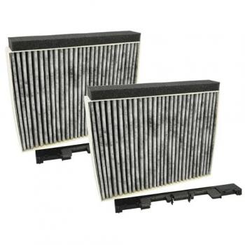 2x Filtres à charbon actif pour hottes Bosch DWB et Siemens LC