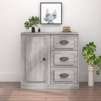 Sonoma Sideboard Grey 70x35.5x67.5 cm Engineered Wood