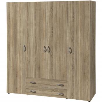 Stella Trading Basis Kleiderschrank aus Eichenholz im sonoma-Look