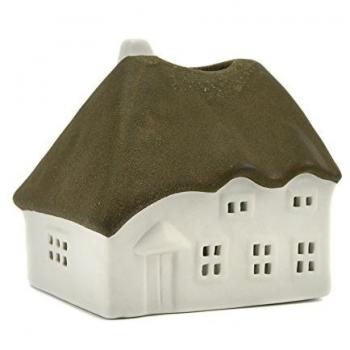 Candle Holder “Light‑Glow” – Brown Thatched Design