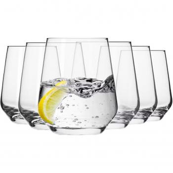 Gobelets Éclat Krosno Grand 430 ml – Ensemble 6 – Collection Splendour