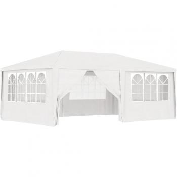 Tente blanche 4x6 m avec parois latérales 90 g/m²