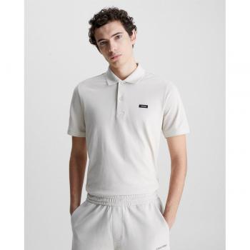 Polo Calvin Klein beige manches courtes S