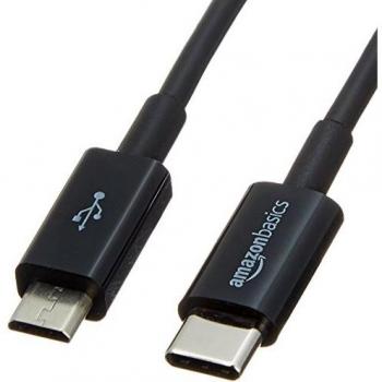 AmazonBasics 0.9m Micro USB to USB-C Cable