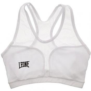 Leone S‑Brustschutz Baumwolle – klassisches Weiß