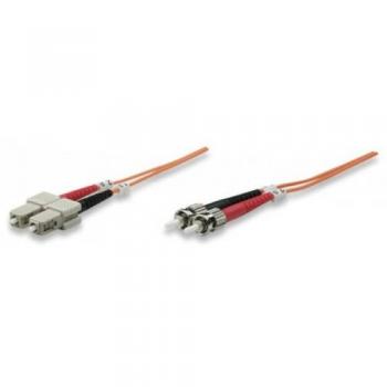 TECHLY Professional 302440 Cavo Fibra Ottica Multimodale OM2 SC/ST 50/125 20 m Arancione