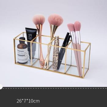Makeup Brushes Organizer with Lipstick Compartment
