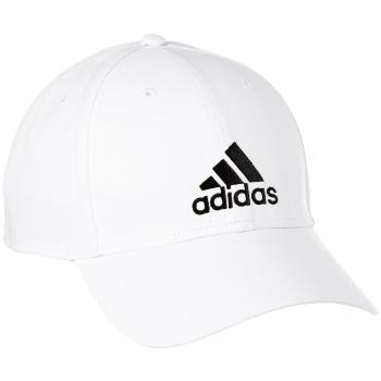 Adidas Kids 6-Panel Embroidered Hat, Weiß/Schwarz, OSFC