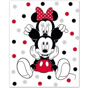 Coperta Disney Mickey & Minnie 100x140 cm