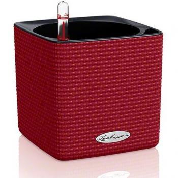 Sottovaso Lechuza Cube Color dimensione 14 tonalità rosso vivace