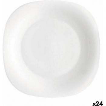 Set de Platos Bormioli Rocco Parma, Vidrio Blanco, 24 Figuras para Postres