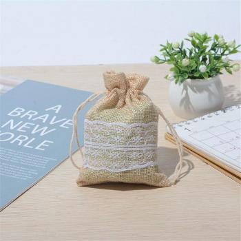 50-Piece Lace Jewelry Drawstring Bags